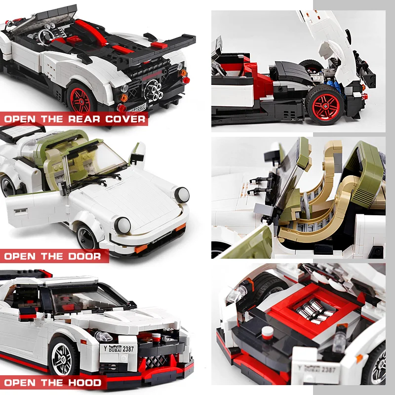 Yeshin MOC Technic Машинки Игрушки 882 шт. Тарга Спорт скоростной гоночный автомобиль модели игрушки для детей Рождественский подарок строительные блоки наборы кирпичей
