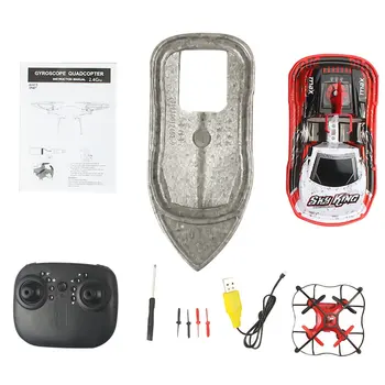 

Three in One Flight Boat Speedboat Traffic Jam Drone Aircraft Helicopter Water Racing Boat Drone RTF Aircraft Toys Kid Gift