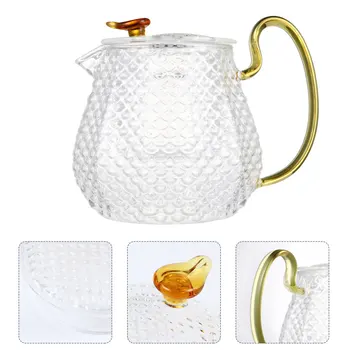 

1Pc Glass Teapot Safe Chic Fine Nice Kettle Container Bottle