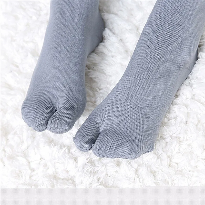 1 пара женские нескользящие компрессионные чулки выше колена|toe toe|socks finger womanstockings