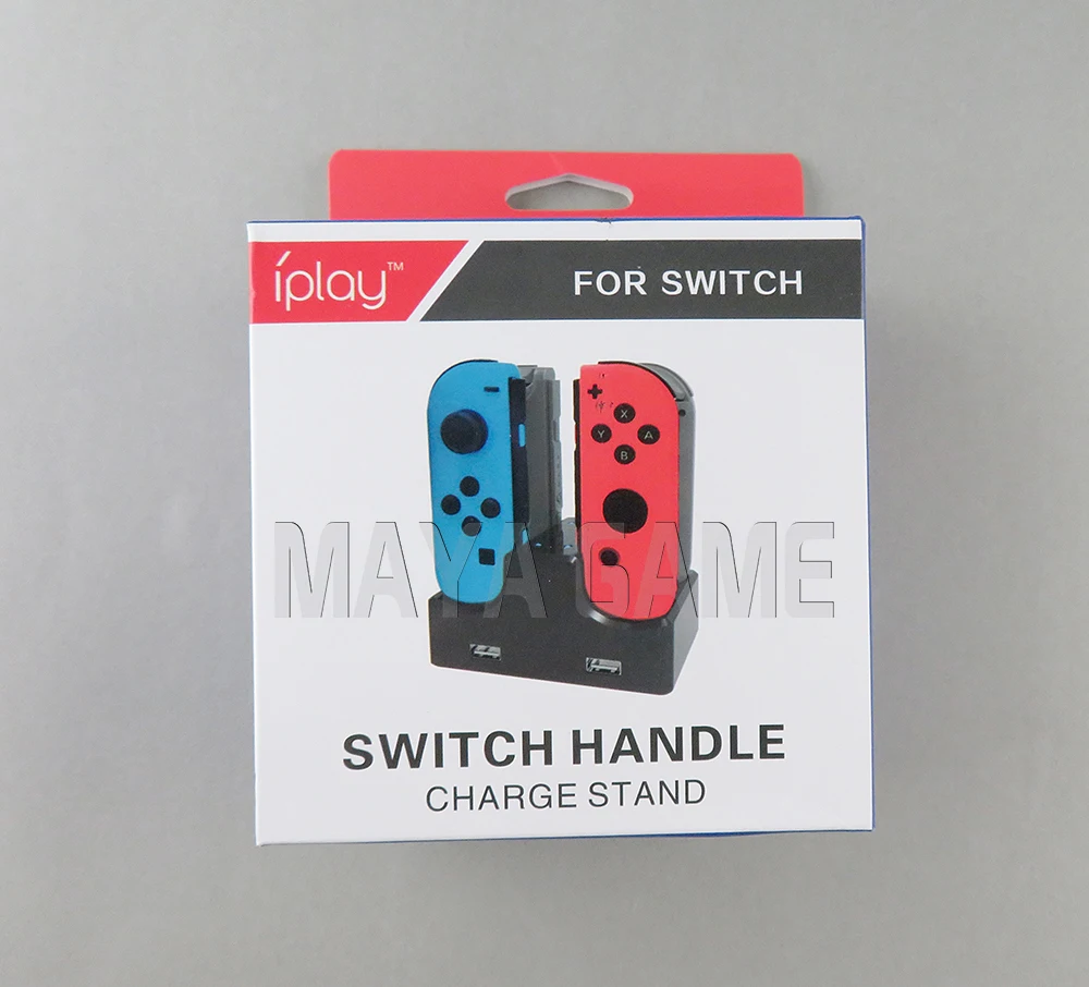 8 шт Для nintendo переключатель 4 Joy-Con контроллеры 4 в 1 зарядки зарядное устройство для док-станции Подставка для подзарядки подставка для nintendo Switch NS