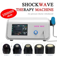 Máquina de terapia de ondas de choque neumáticas, equipo de fisioterapia para el cuidado de la salud, 10 barras, para alivio del dolor ED
