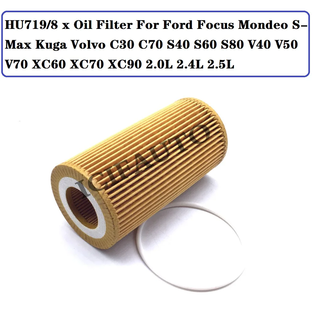 HU719/8x; F.1389 Ölfilter Volvo C30 C70 S40 Ford Focus II Kuga I Mondeo entsp