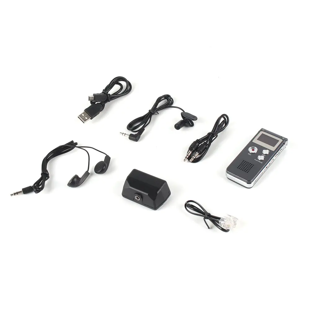 

Multifunction Digital Voice Recorder 8G or 16G USB Rechargeable LCD Display Audio Voice Recording Dictaphone WAV MP3 Player