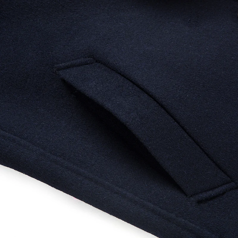 Aismz Winter 70% Double Sided Wool Cashmere Overcoat Jacket Coat Men Business Casual Single casaco masculino Breasted Long Coats