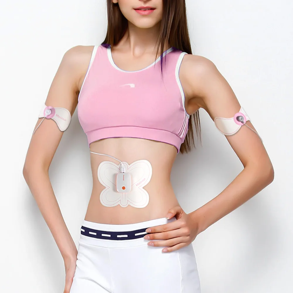 

APP Weight Control ABS Fitness Equipment Women's Sports Body-hugging Smart Abs Post EMS Pulse Abdominal Weight Instrument