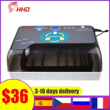 Лучший инкубатор 4-35 для яиц, сельскохозяйственный инкубатор для яиц автоматический с поворотом, новейший контроль температуры и влажности, курица, утка, перепелиная птица, Брудер