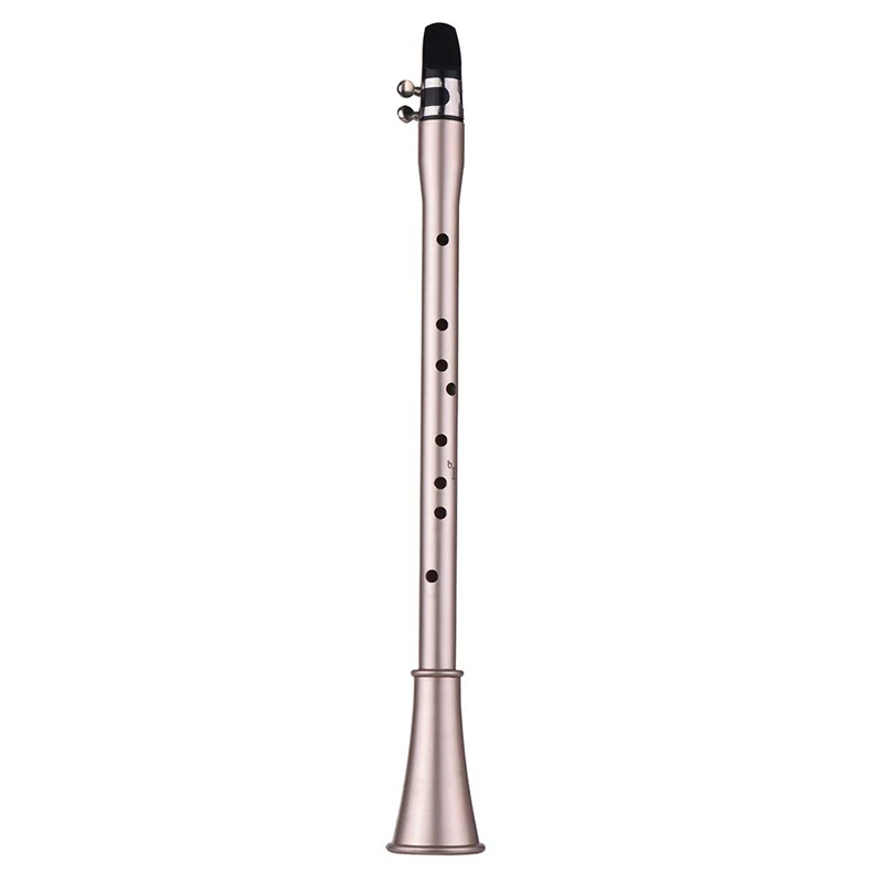 Челнока-Мини Простой кларнет саксофон компактный кларнет-саксофон ABS Материал музыкальный духовой инструмент для начинающих с сумкой для переноски - Цвет: E