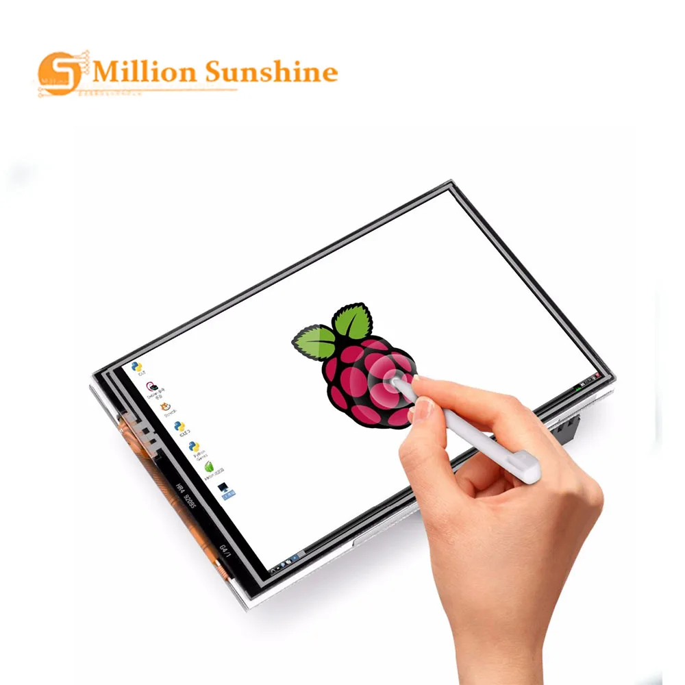3 5 дюймовый TFT ЖК-дисплей сенсорный экран монитор для Raspberry Pi 2 Model B 1 + 480x320 пикселей