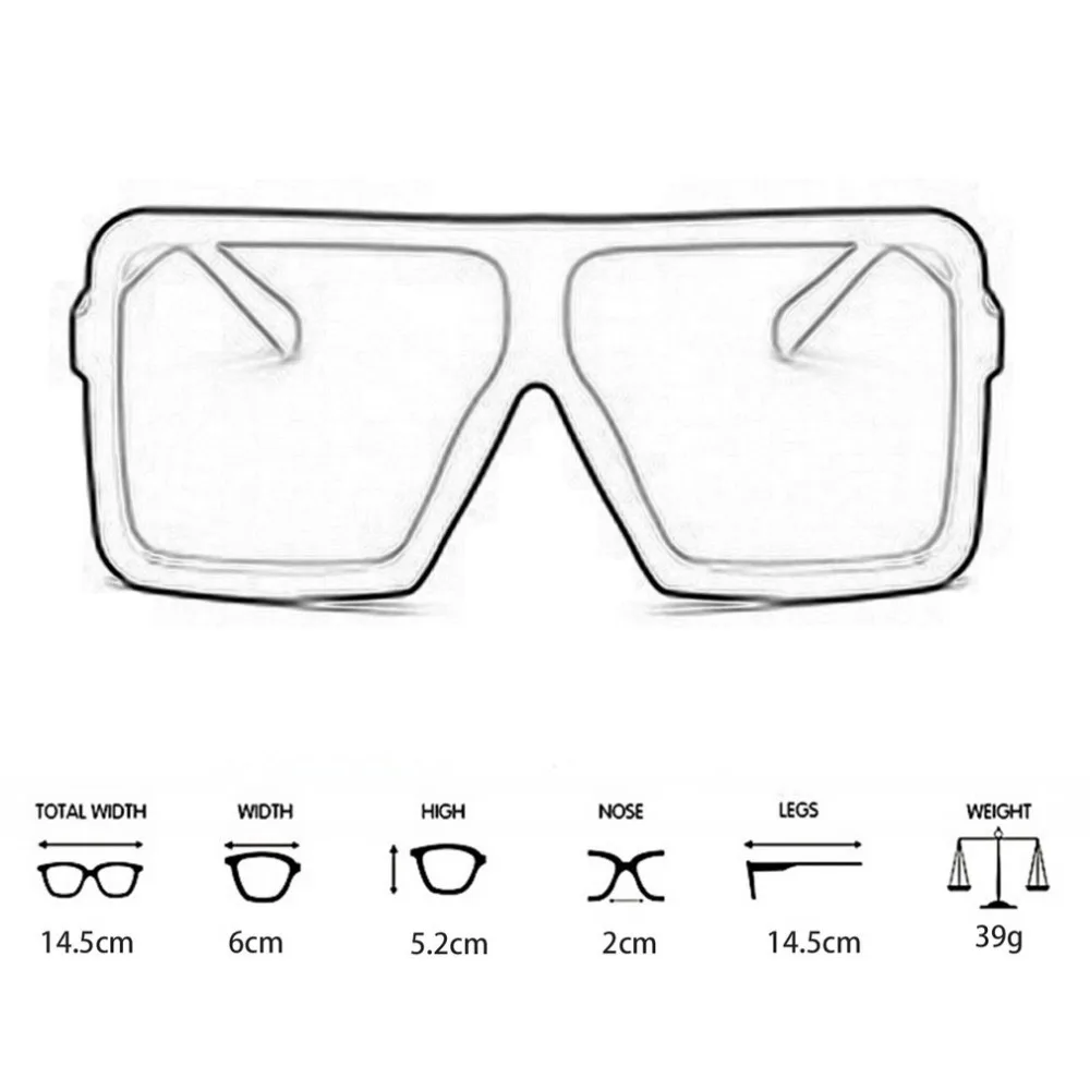 2020 Большие Квадратные Солнцезащитные очки женские роскошные брендовые модные