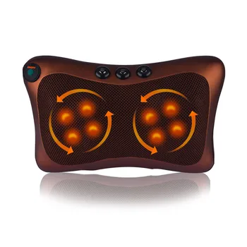 

Head Neck Massager Car Home Cervical Shiatsu Massage Neck Back Waist Body Electric Multifunctional Massage Pillow Cushion