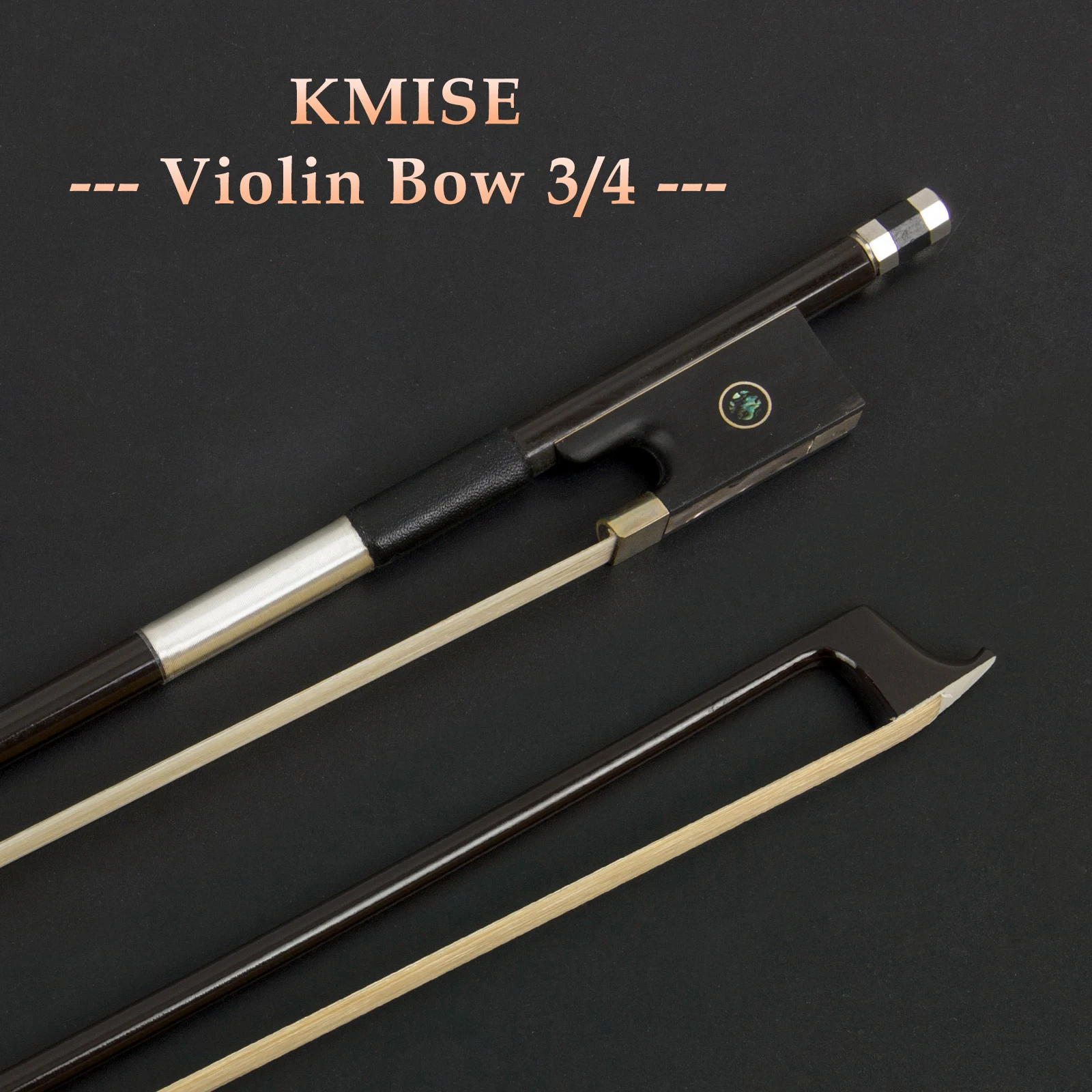Kmise скрипка из углеродного волокна лук 3/4 потрясающий лук скрипка палка и лук 1 набор 5 цветов