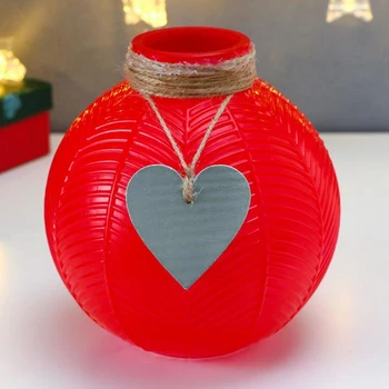 

Candlestick "New Year's carousel" 17x18 cm scarlet 5222379