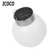 Из нержавеющей стали светодиодный круглый шар подвесной солнечный светильник Ландшафтный фонарь садовый забор Декор яркое Наружное освещение качество