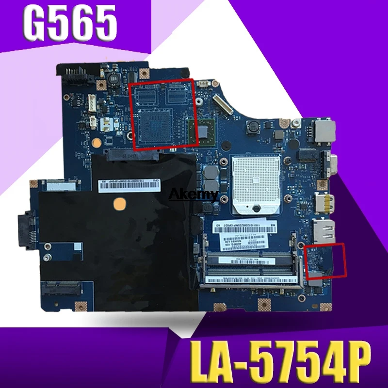 

LA-5754P motherboard for Lenovo G565 Z565 Laptop motherboard Z565 motherboard Test mainboard
