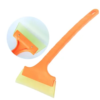

Tool Snow Removal Shovel Glass Cleaning Brush Equipment ABS Orange Scraper
