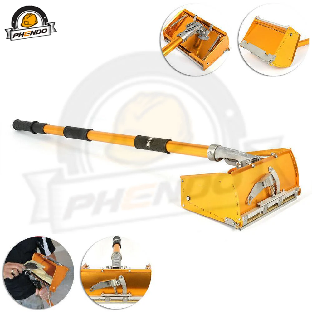 PHENDO Drywall Master Tools Plastering Flat Box Practical Drywall Taping Tools PH-10 10in DIY Wide Frame