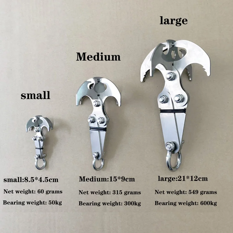 Hook-Tool Gravity-Grab-Hook Rescue Mountaineering Folding Rock Climbing Survival Outdoor