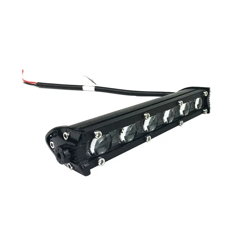 7INCH 60W Yellow Lens LED Work Light Bar Offroad Fog Driving Lamp Car 4WD Truck