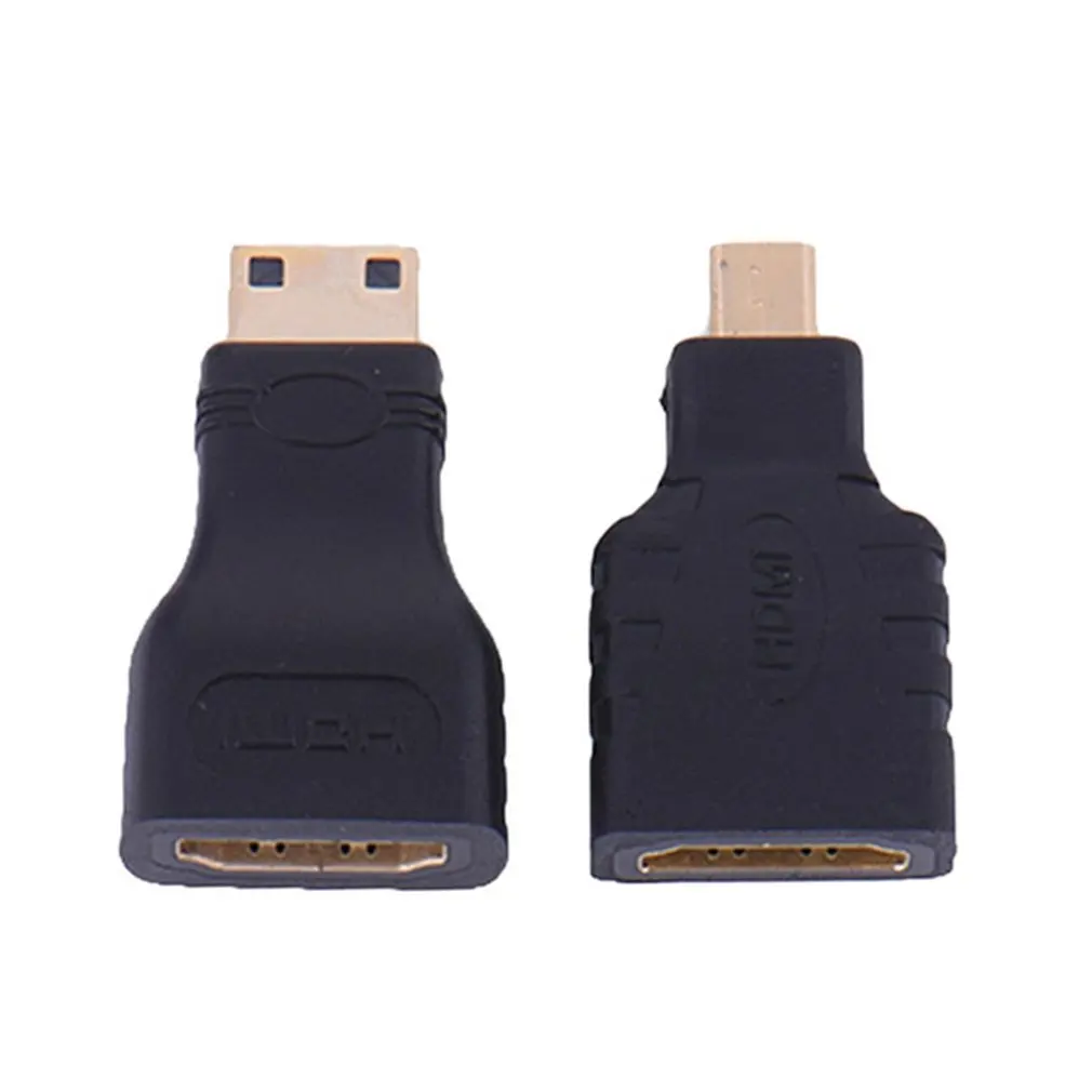 

HDMI for Micro HDMI + HDMI to Mini Gold Plated Converter HD Connector Extension Adapter for Video TV for Xbox 360 HDTV 1080P