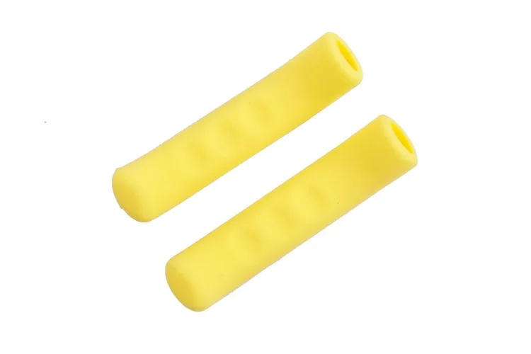 yellow MTB Горный шоссейный велосипед складной велосипед V Тормозные ручки силиконовые силикагелевые перчатки ручка Тормозная защита рукава крышка - Цвет: yellow