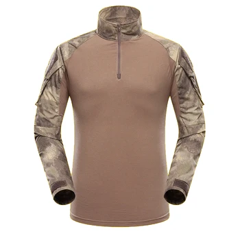 

Men's Slim Fit Military Tactical Long Sleeve Shirt Camouflage Shirts Outdoor Army Combat Shirt