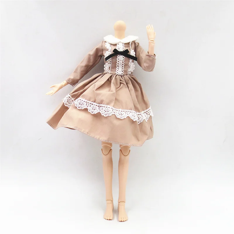 BJD кукла аксессуары платье Одежда для 42 см Кукольное соединение кукла платье кукла игрушка подарок для девочек bjd 1/4 одежда - Цвет: Brown