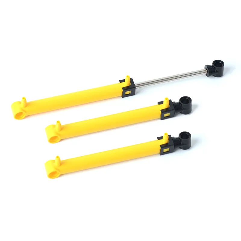 in Yellow V2 NEW Lego Pneumatic Cylinder 2 x 11 Stepped Inlets part no 19478