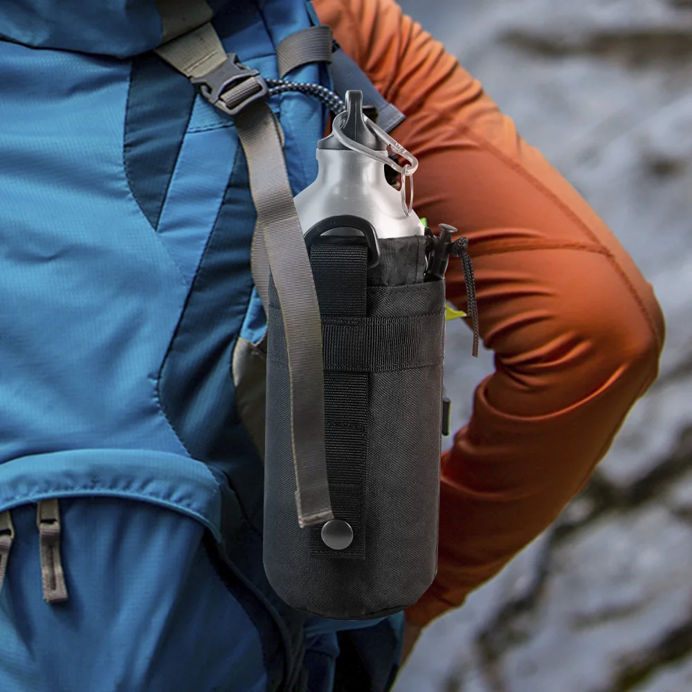  Tactical Water Bottle Bag Molle System Kettle Pouch Holder Hunting Camping Cycling Bottle Bag Draws - 32806306900
