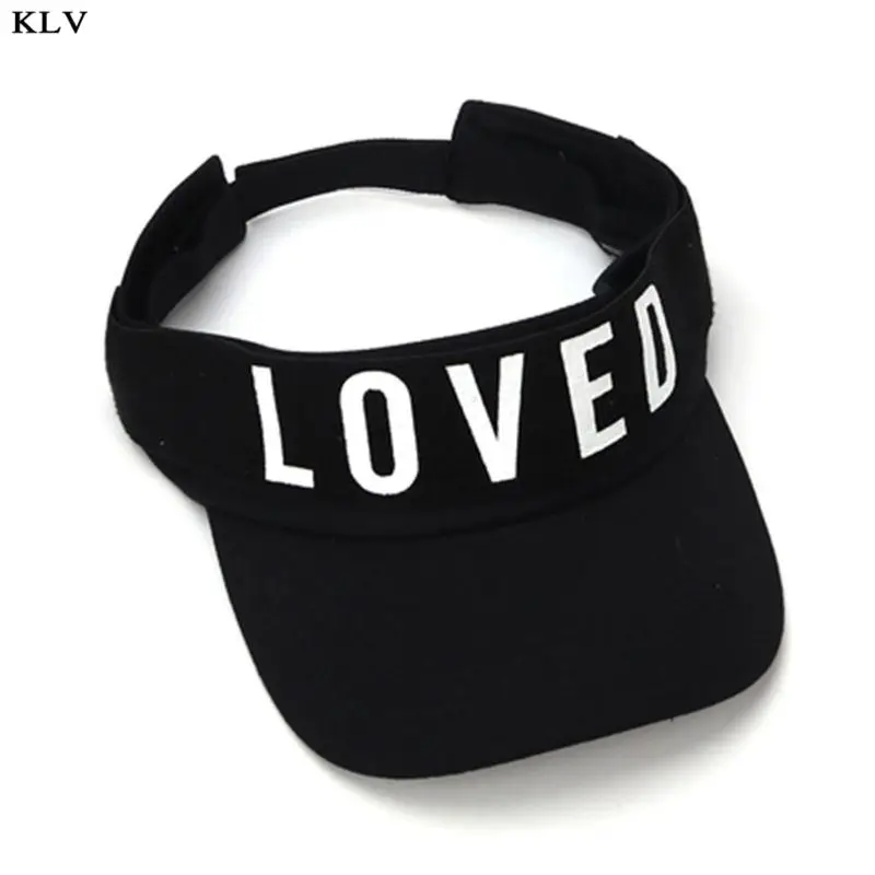 Black Harajuku Love/бейсбольная кепка с вышитыми буквами, женская и мужская, с открытым верхом, контрастный цвет, Спортивная Регулируемая Кепка с солнцезащитным козырьком - Цвет: Black
