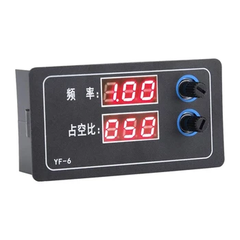 

Signal Generator PWM Pulse Adjustable Frequency Duty Cycle Duty Ratio Square Wave 1-100KHz 3.3-20V Digital Display Driver Module