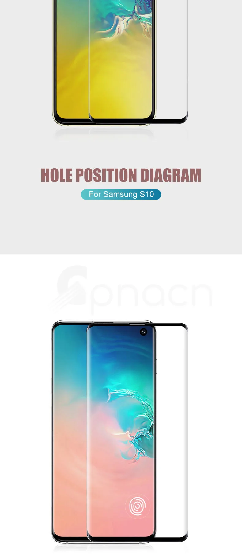 30D закаленное стекло для samsung Galaxy S10e S10 S9 S8 Plus S7 Edge A6 A8 Plus Защитная пленка для экрана