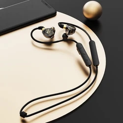 Premium Wireless Bluetooth Earbuds with Microphone and Noise Cancelling (Black)