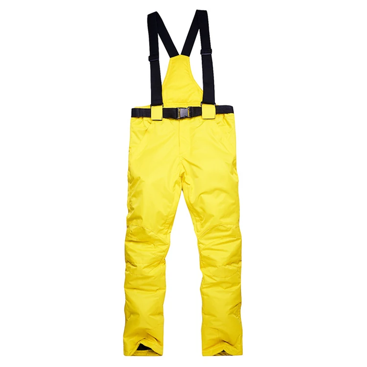 2 Yellow Pants TWTOPSE, водонепроницаемые лыжные брюки для сноубординга, мужские и женские зимние ветрозащитные теплые спортивные штаны, термо брюки для пешего туризма и катания на коньках - Цвет: 2 Yellow Pants