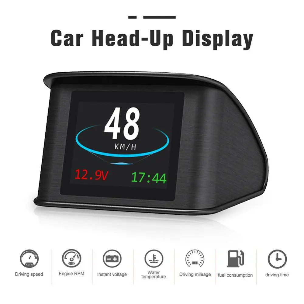 Универсальный ЖК-дисплей P10 Автомобильный цифровой GPS-монитор OBD высокое