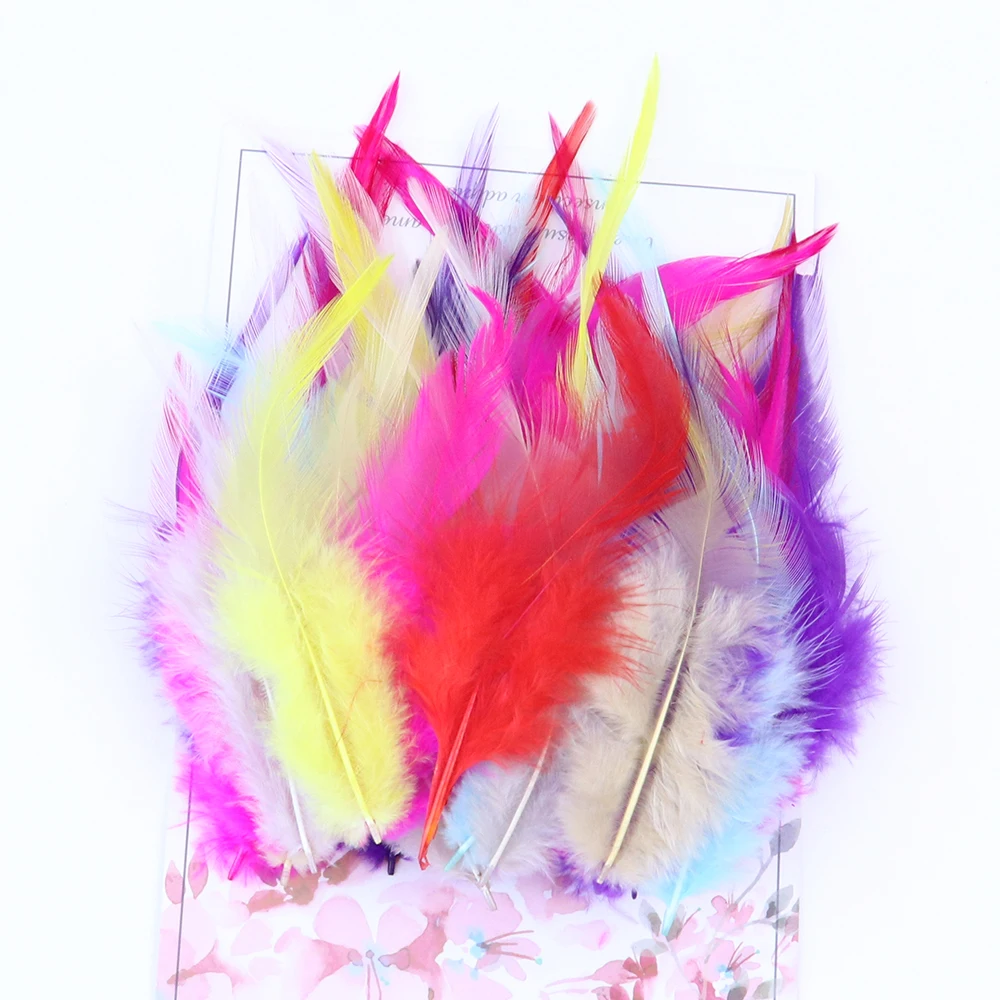 Craft Feathers Scrapbook Feathers Mixed Feather Bag Natural