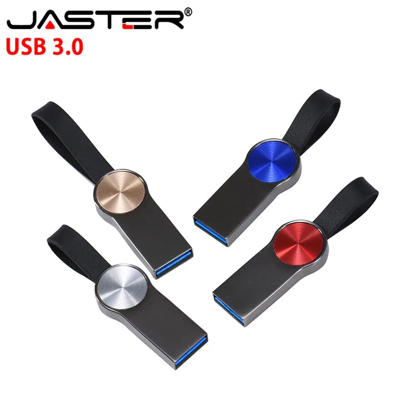 JASTER USB 3,0, металлический, 4 цвета, usb флеш-накопитель, 4 ГБ, 8 ГБ, 16 ГБ, 32 ГБ, 64 ГБ, 128 ГБ, флеш-накопитель, портативный u-диск(более 10 шт., бесплатный логотип