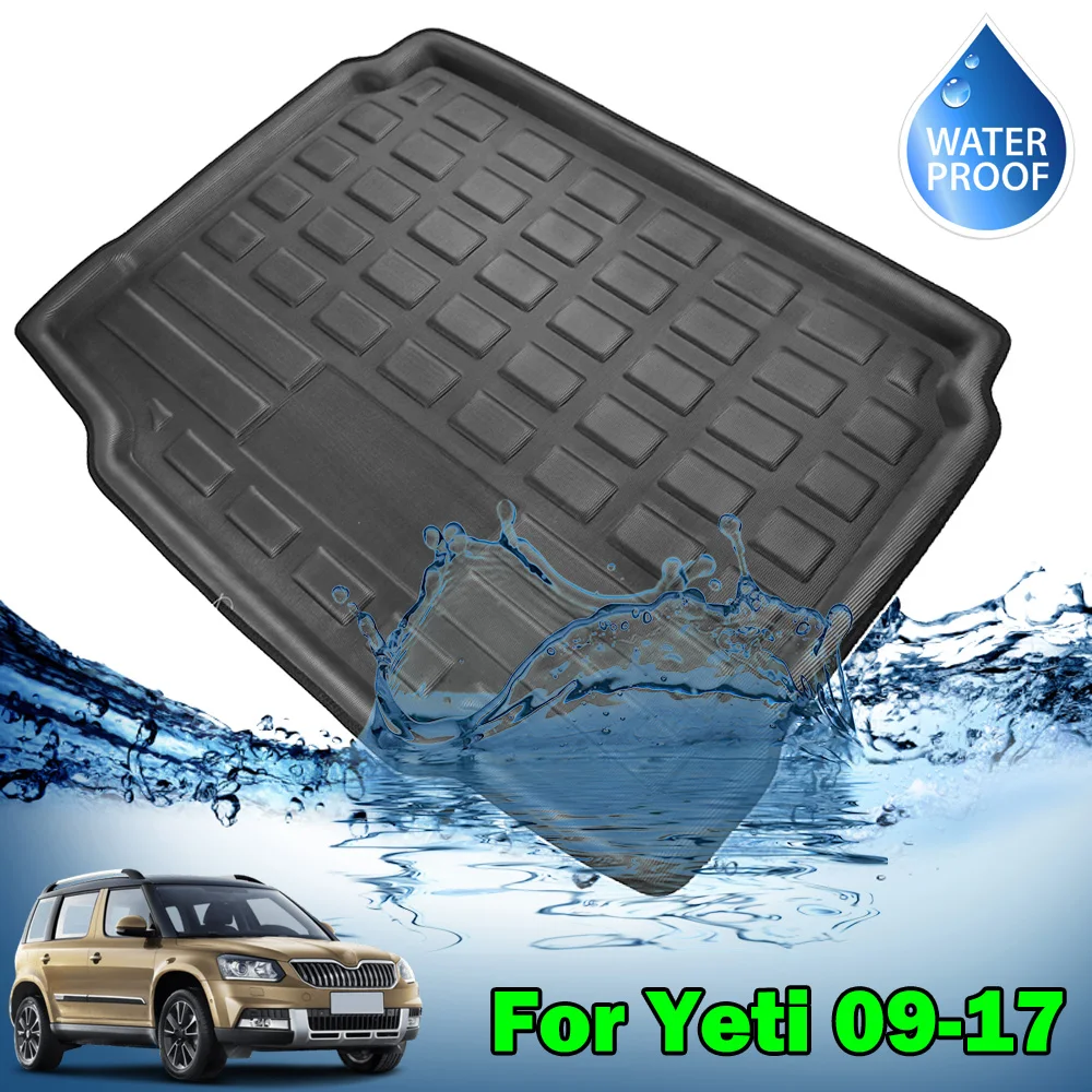 Поднос для ботинок Skoda Yeti 5L 2009 2017 поднос багажника сзади напольный коврик ковер 2010