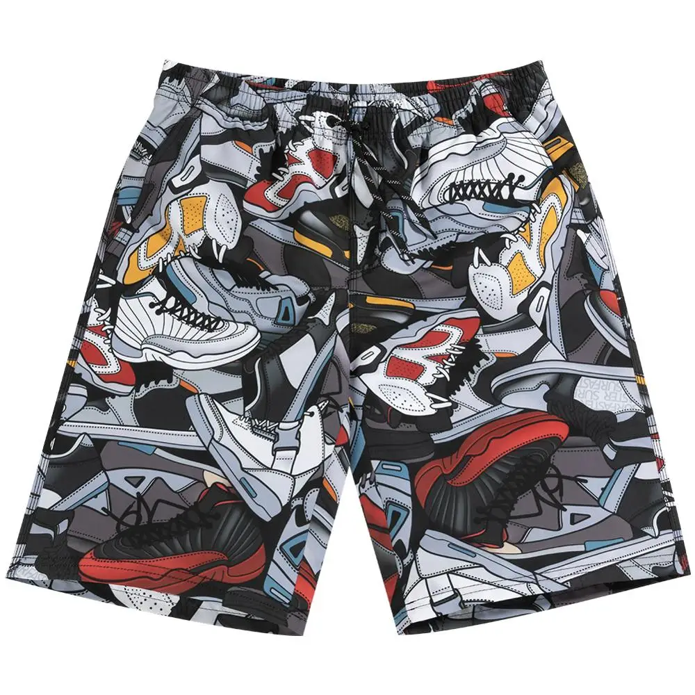 

Surfaster Summer new beach bermudas shorts swimwear board shorts surf mens swimsuits bathing suit male swimming trunks Quick Dry