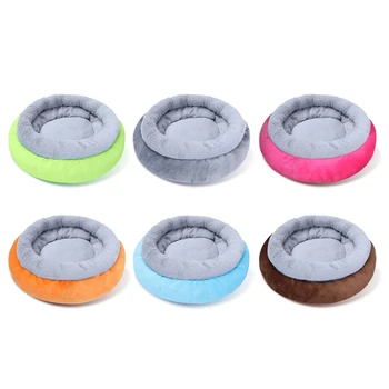 

Super Soft Pet Dog Cat Bed Kennel Round Sofa Cushion Pad Sleeping Mat for Dogs