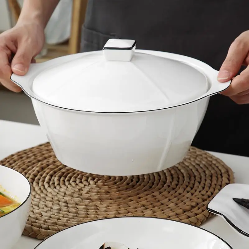 Fruteira Saladier контейнер для еды тарелка Cuenco Cocina лапша риса тазонный суп керамическая столовая посуда керамическая кухонная чаша