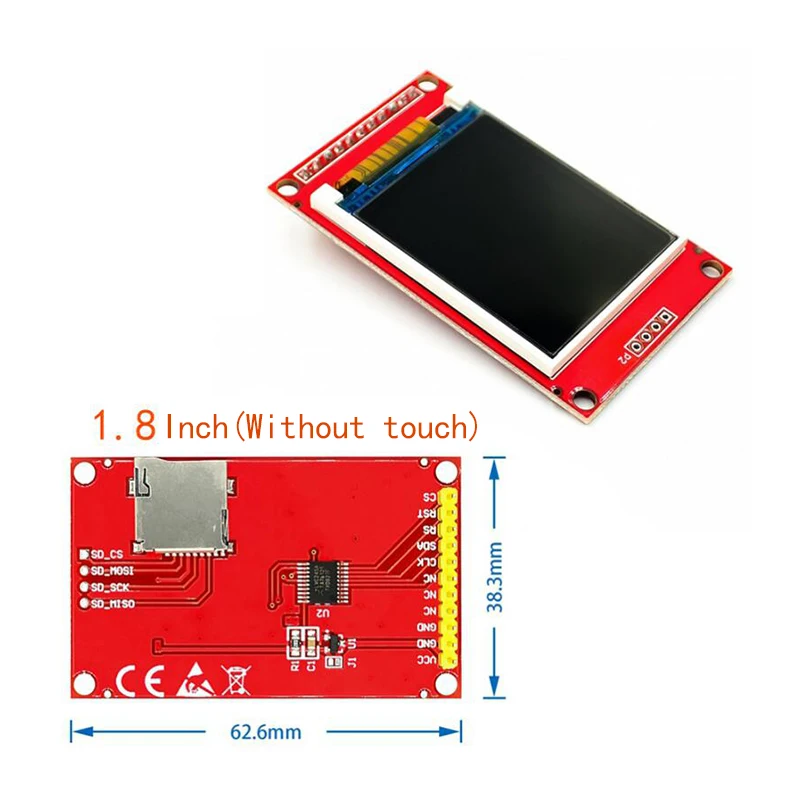 TFT ÷ ũ LCD ÷  ̺, 1.44/1.8/2.0/2.2/2.8 ġ, ST7735, ILI9225, ILI9341 ̽, SPI 128*128, 240*320