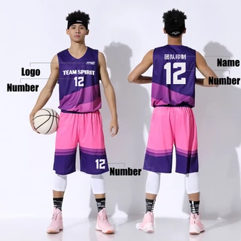 

TaoBo Men Women Kid College Customized Basketball Kits Training Jersey Set Blank Tracksuit Youth Unisex Basketball Uniforms Suit