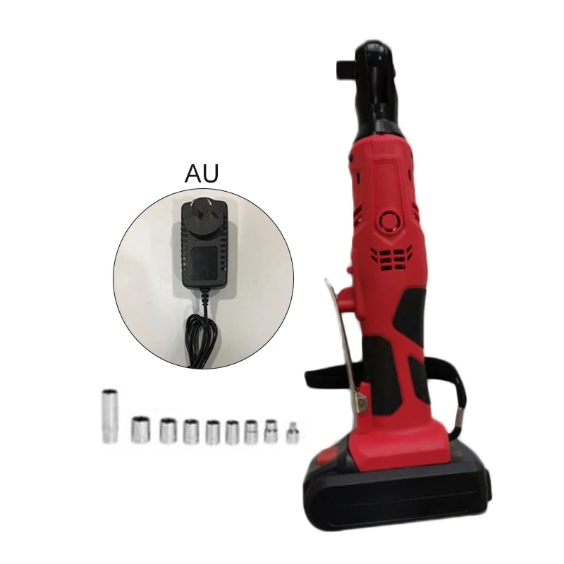 

12V 40NM Wireless Rechargeable Electric 3/8 Ratchet Wrench Kit with Battery UK/US/EU/AU 50/60 Hz 21V