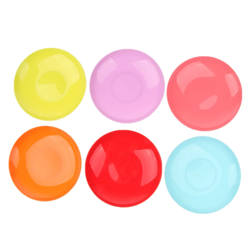 6Pcs Picnic Food Serving Container Tray Dishes Outdoor Home Use Plates