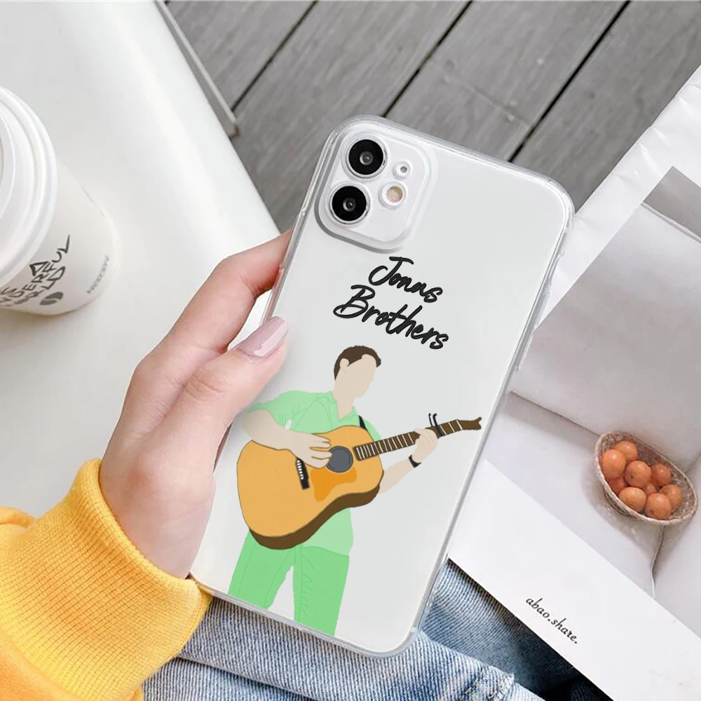 Jonas Brothers Luxury Phone CaseFor iPhone 11 12 Pro XS MAX XR X 7 8 6Plus SE 2020 Candy Soft Silicone Phone Cover Bag iphone 7 cover