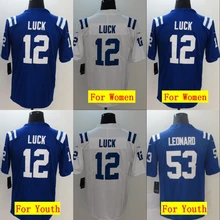 Все сшитые мужские wo Мужские Молодежные Дети Индианаполис Эндрюс Лак 12 Дариус Леонид 53 Джерси