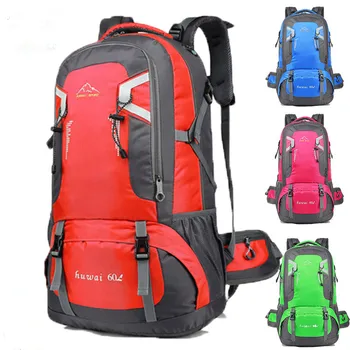 

40L 60L Outdoor Backpacks Camping Climbing Bag laptop unisex Mountaineering Hiking women men oxford pack big capacity Rucksack