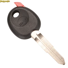 Carcasa de mando a distancia de coche Jingyuqin para Ssangyong 0 botones sin Chip hoja sin cortar