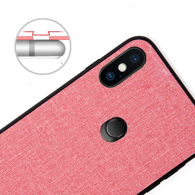 Чехол для Xiaomi mi A3 тканевый кожаный жесткий чехол на заднюю панель роскошный